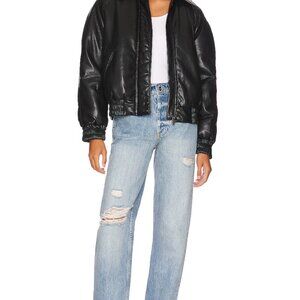 NWT Anine Bing Jeans Olsen Jean in Destructed Lake Indigo